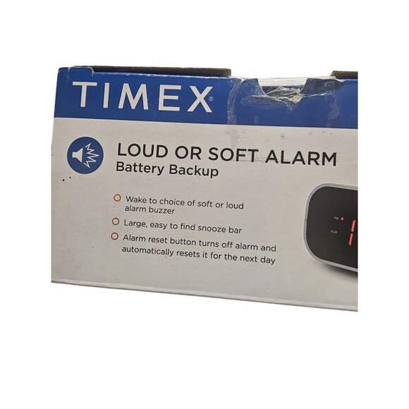 Timex Digital Alarm Clock With Battery Backup & Loud/Soft Alarm Option - Picture 6 of 6